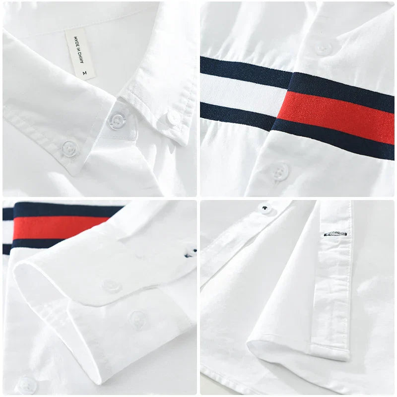 Aleron | Casual Patchwork Overhemd