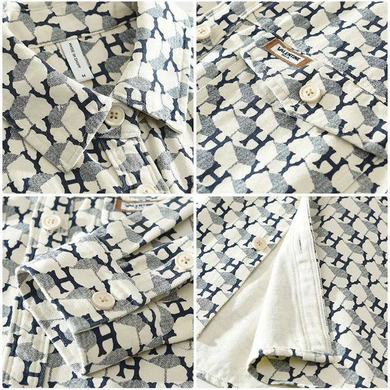 Calder | Casual Overhemd Met Print