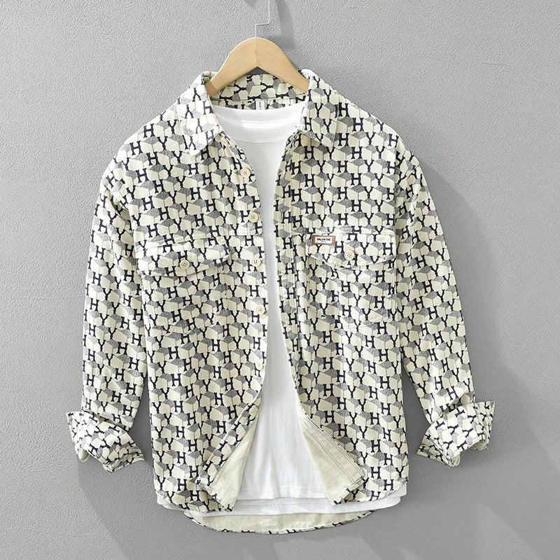 Calder | Casual Overhemd Met Print