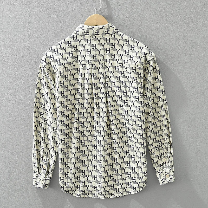 Calder | Casual Overhemd Met Print