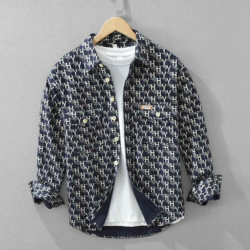 Calder | Casual Overhemd Met Print