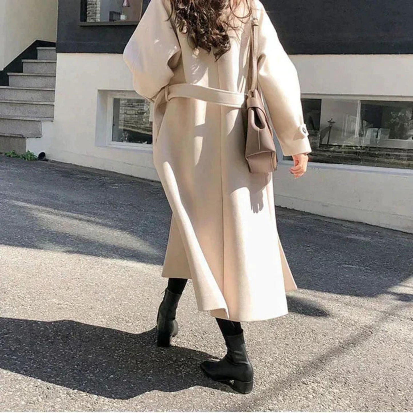 Eelverina | Dames Trench Coat | Lange Button-Up
