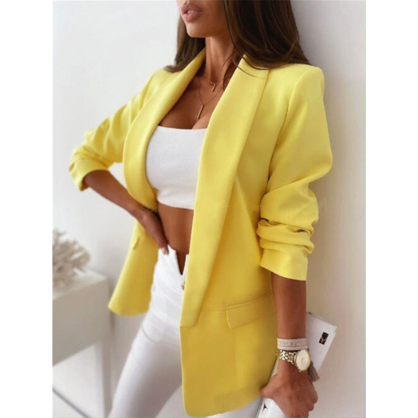 Dames Klassieke Blazer | Getailleerde Pasvorm