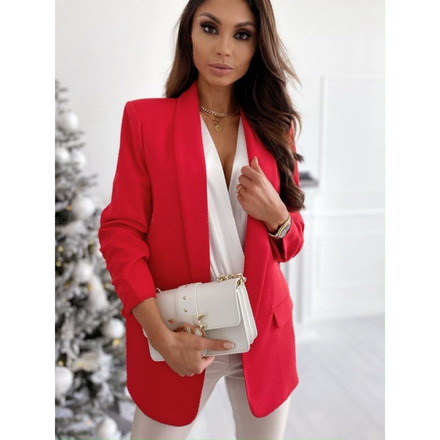 Dames Klassieke Blazer | Getailleerde Pasvorm