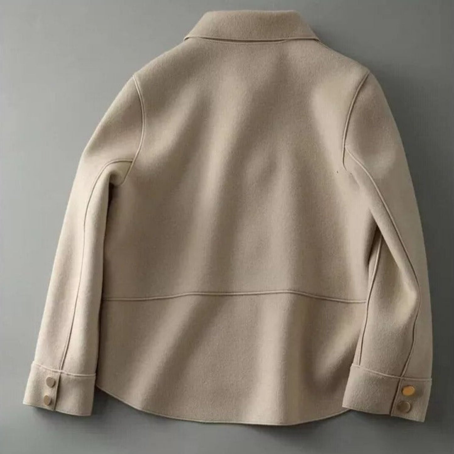 Dames Warme Casual Jas | Knoopsluiting