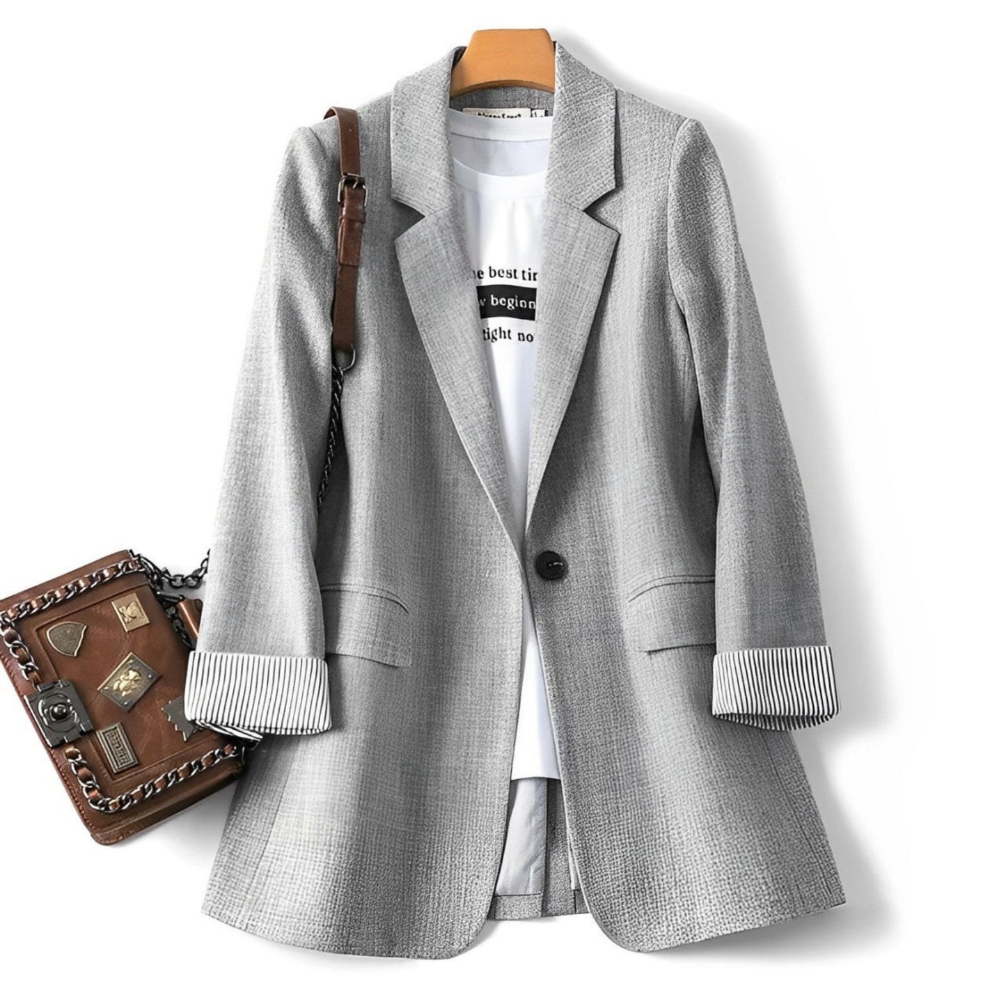 Dames Elegante Blazer | Strepen Accenten