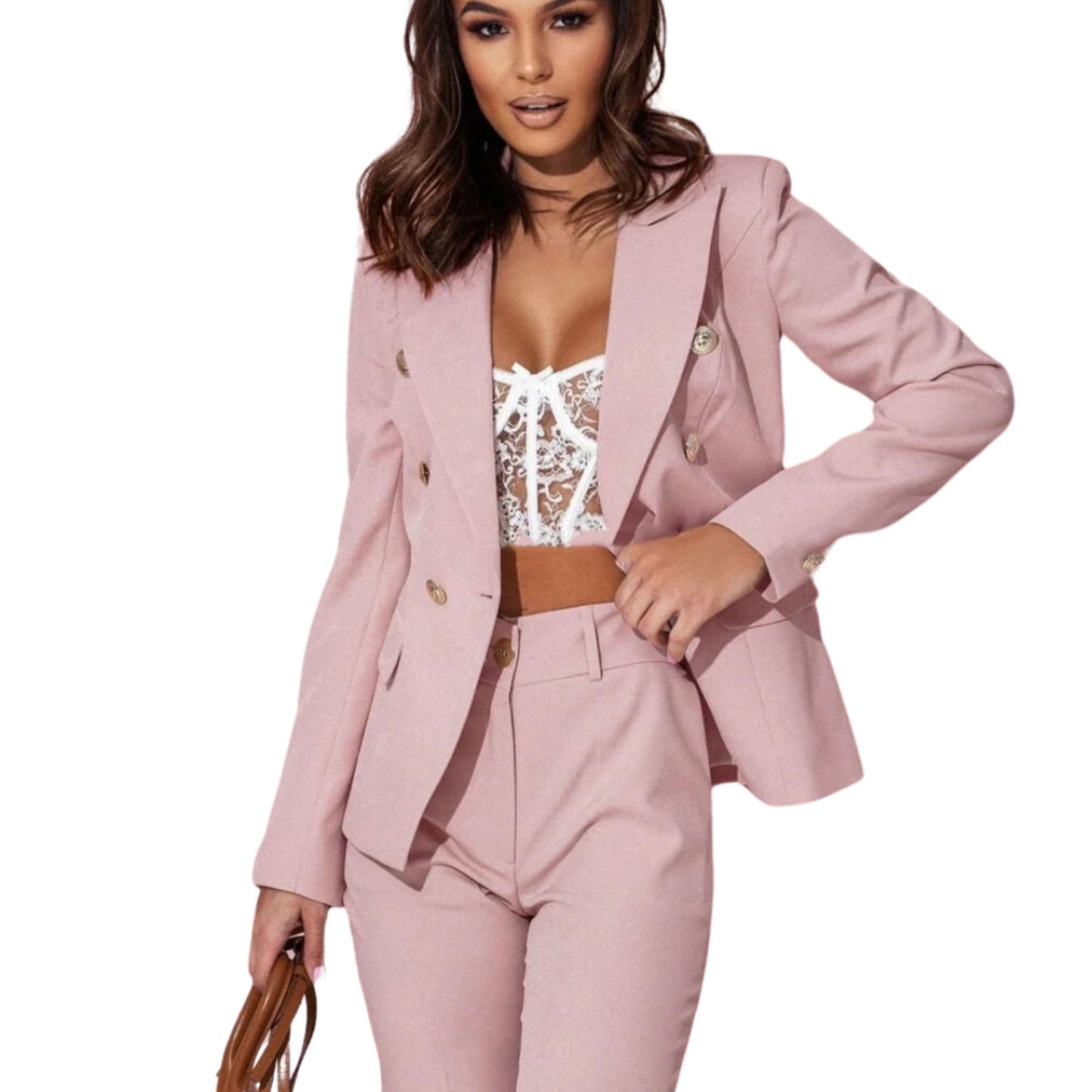 Abriella | Dames Blazer Set | Double-Breasted