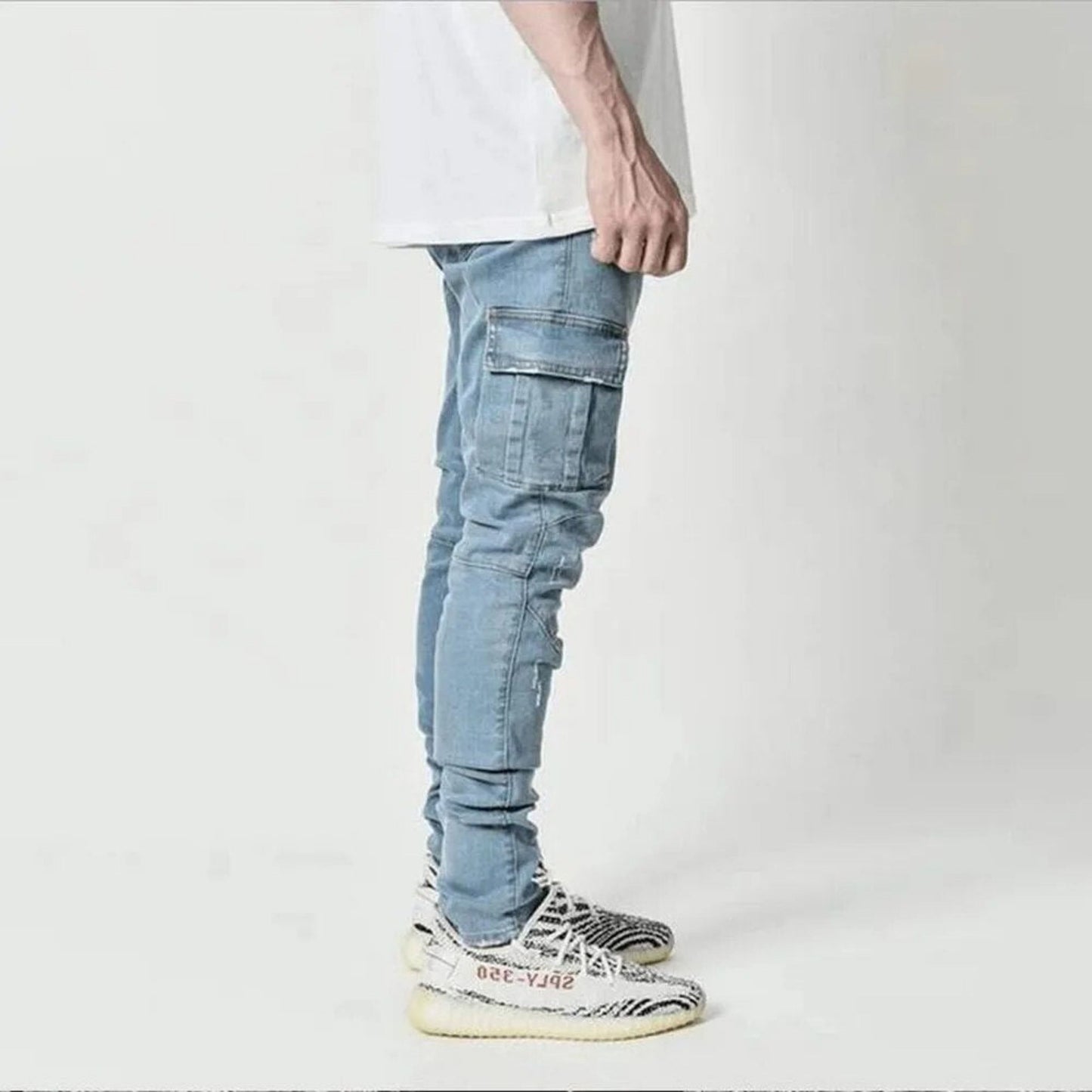 Geulwin | Heren Cargo Broek | Slim Fit