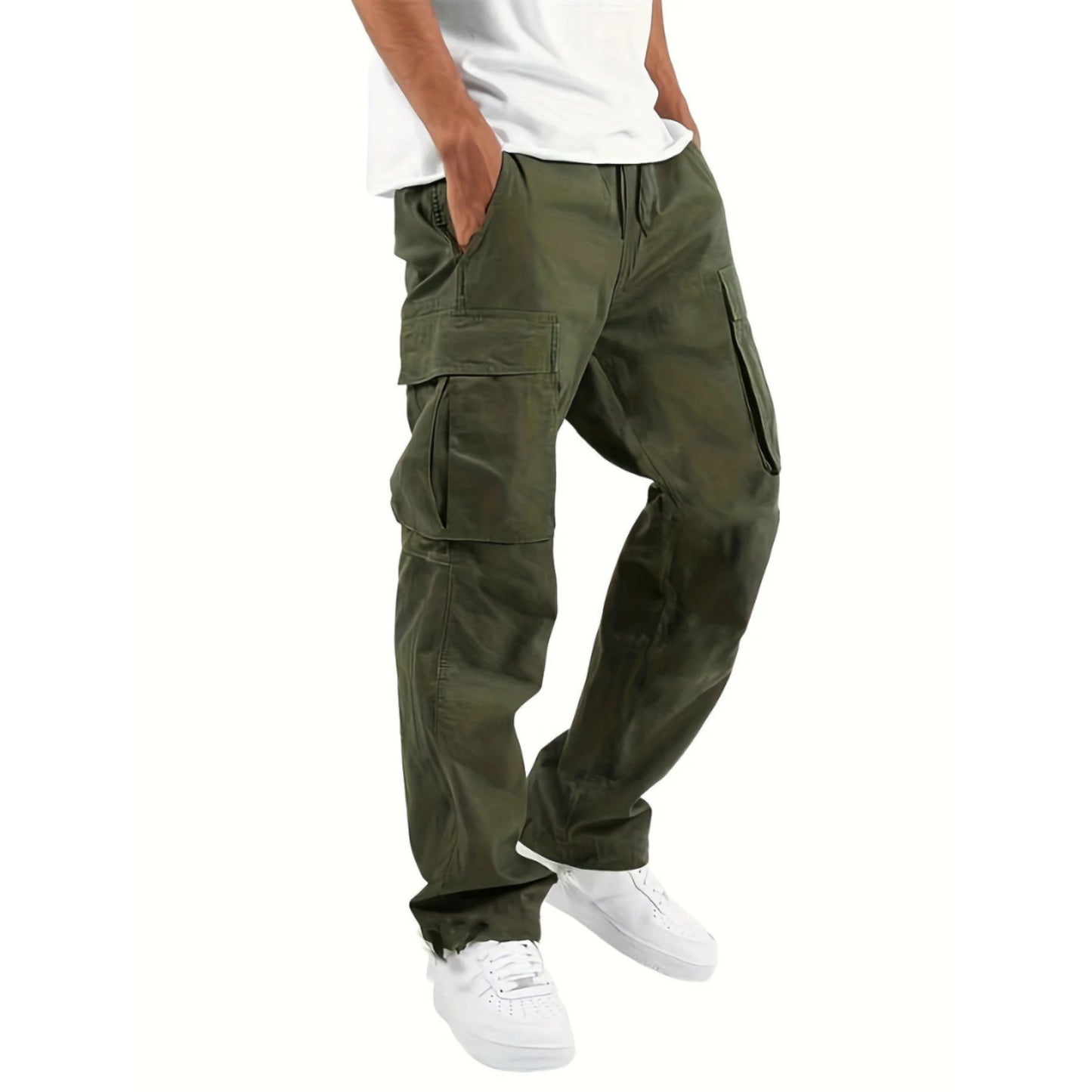 Heren Wideleg Cargo Broek | Rechtoe-Rechtaan Snit