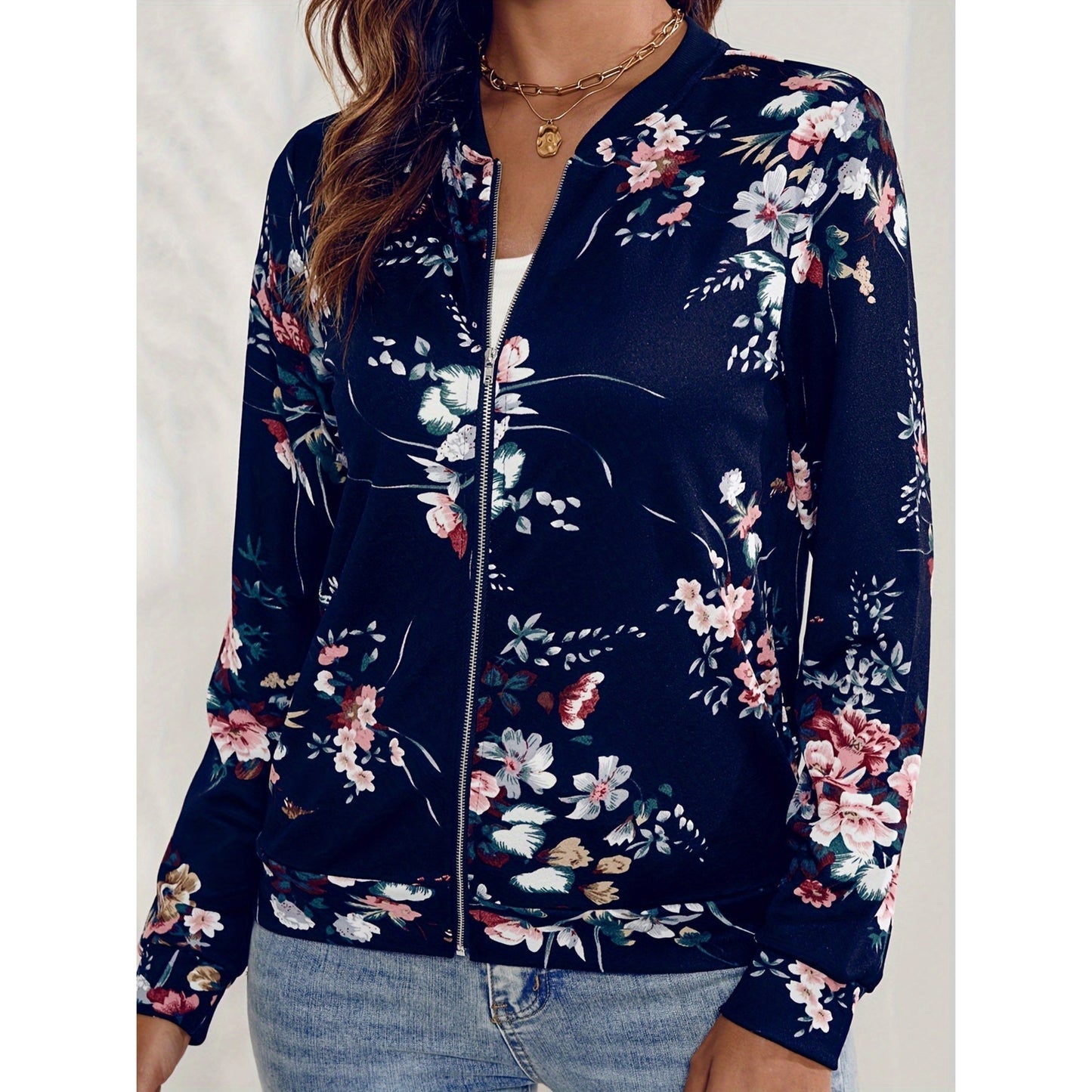 Dames Bomberjas | Bloemenprint