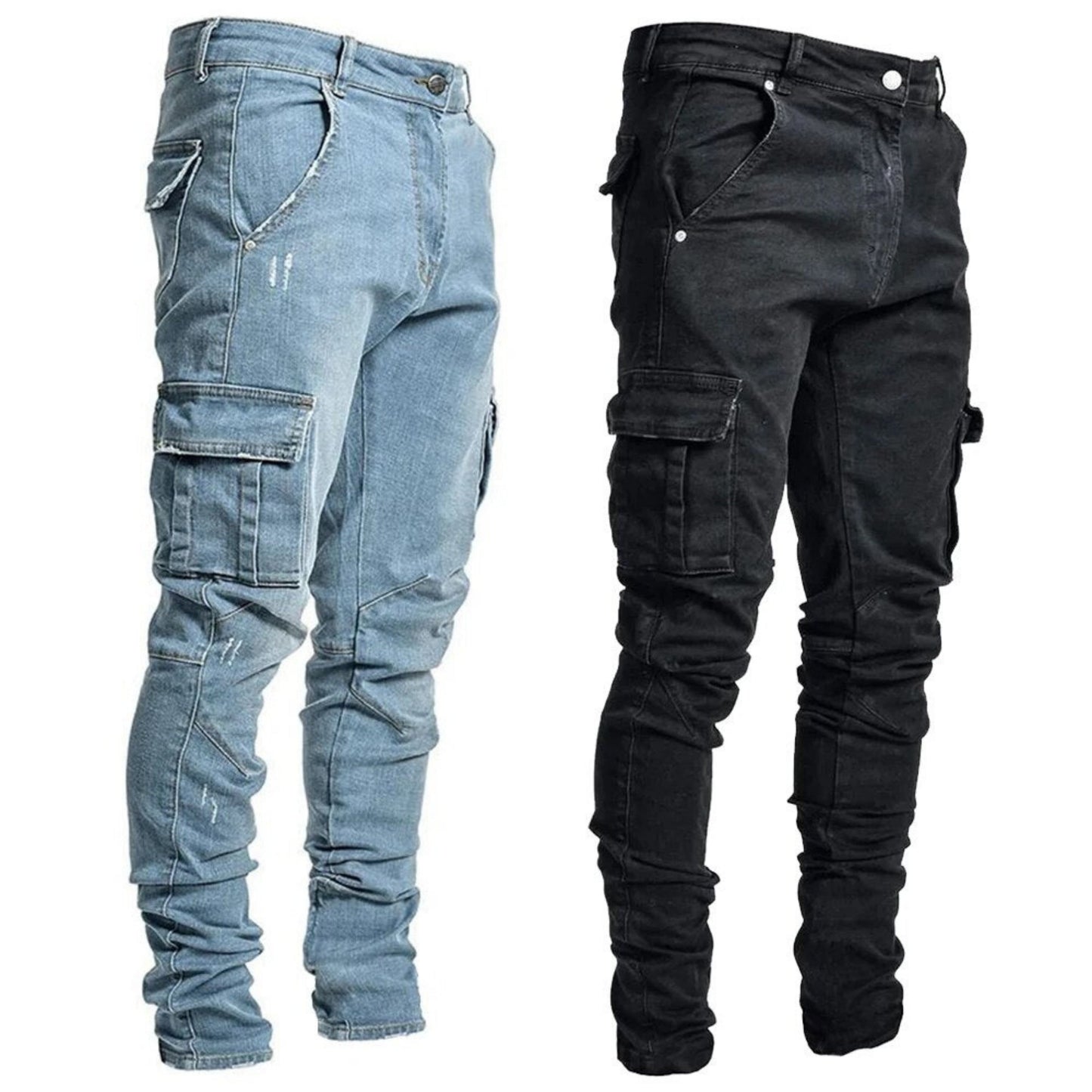 Geulwin | Heren Cargo Broek | Slim Fit