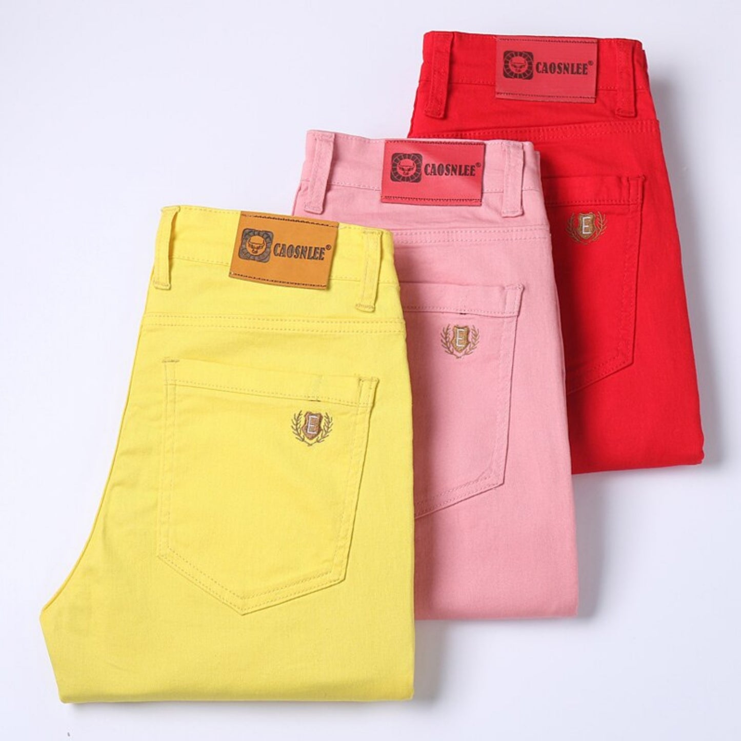 Heren Rechtoe-Rechtaan Stretch Broek | Casual Kleur