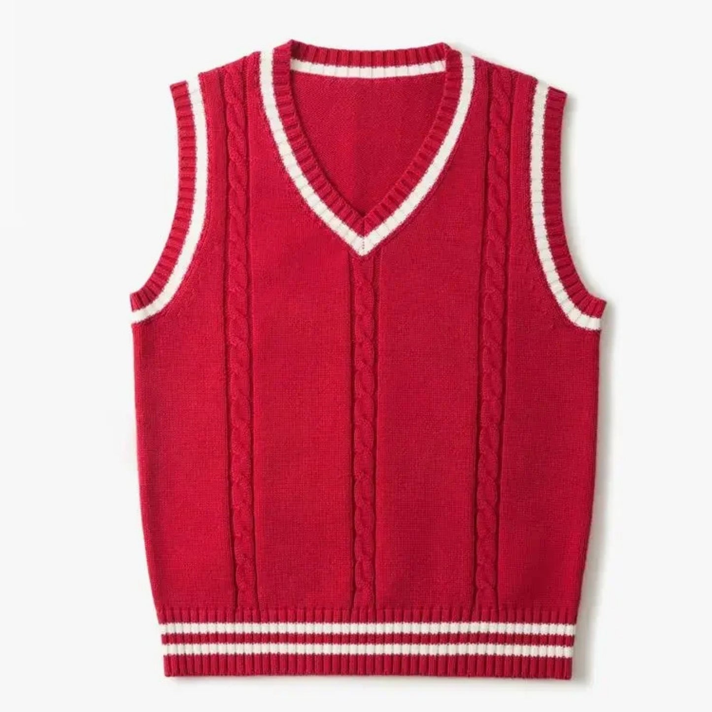 Heren Mouwloos Vest | V-Hals
