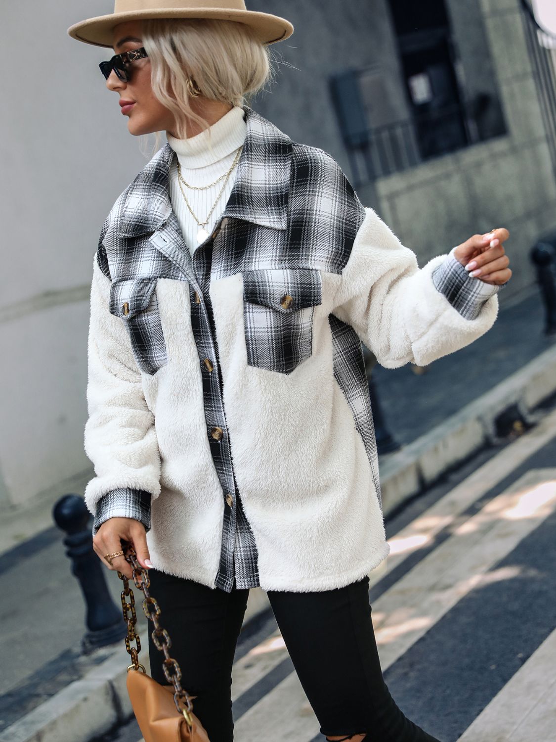 Ima | Geruite Winterjas Dames