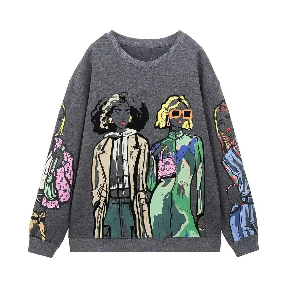 Emilieka | Trendy Grafische Sweatshirt