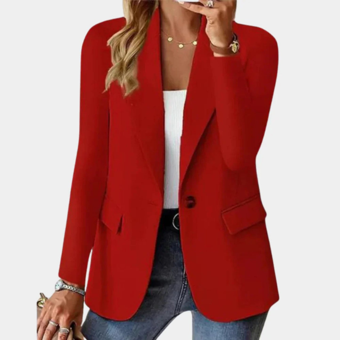 Dames Zomer Stretch Blazer | Getailleerde Pasvorm