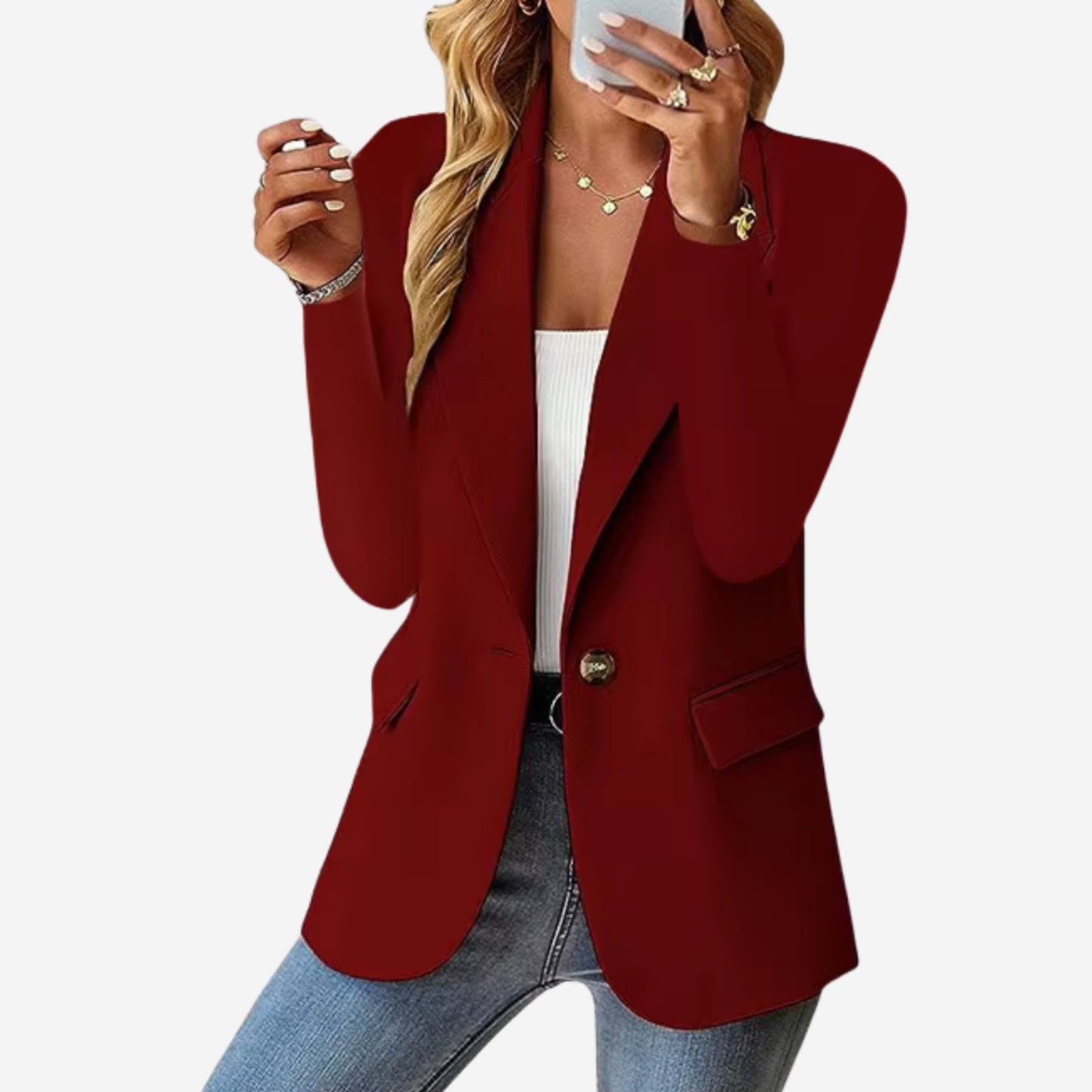 Dames Zomer Stretch Blazer | Getailleerde Pasvorm