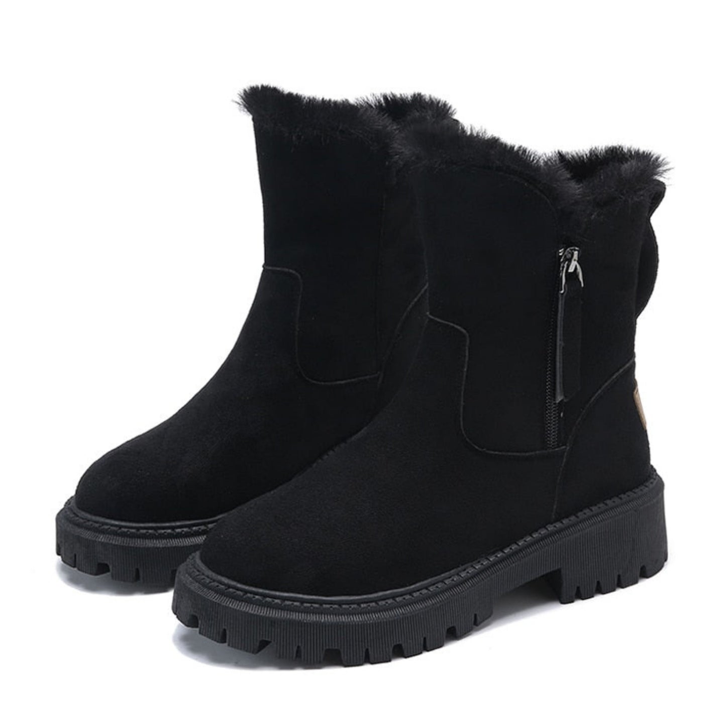 Berga | Dames Enkellaarsjes | Chunky Hak