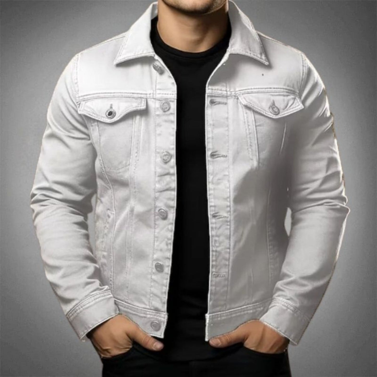 Harmold | Heren Truckerjack | Slim Fit