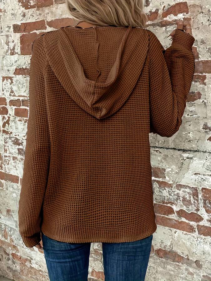 Tisha | Casual Gebreide Hoodie