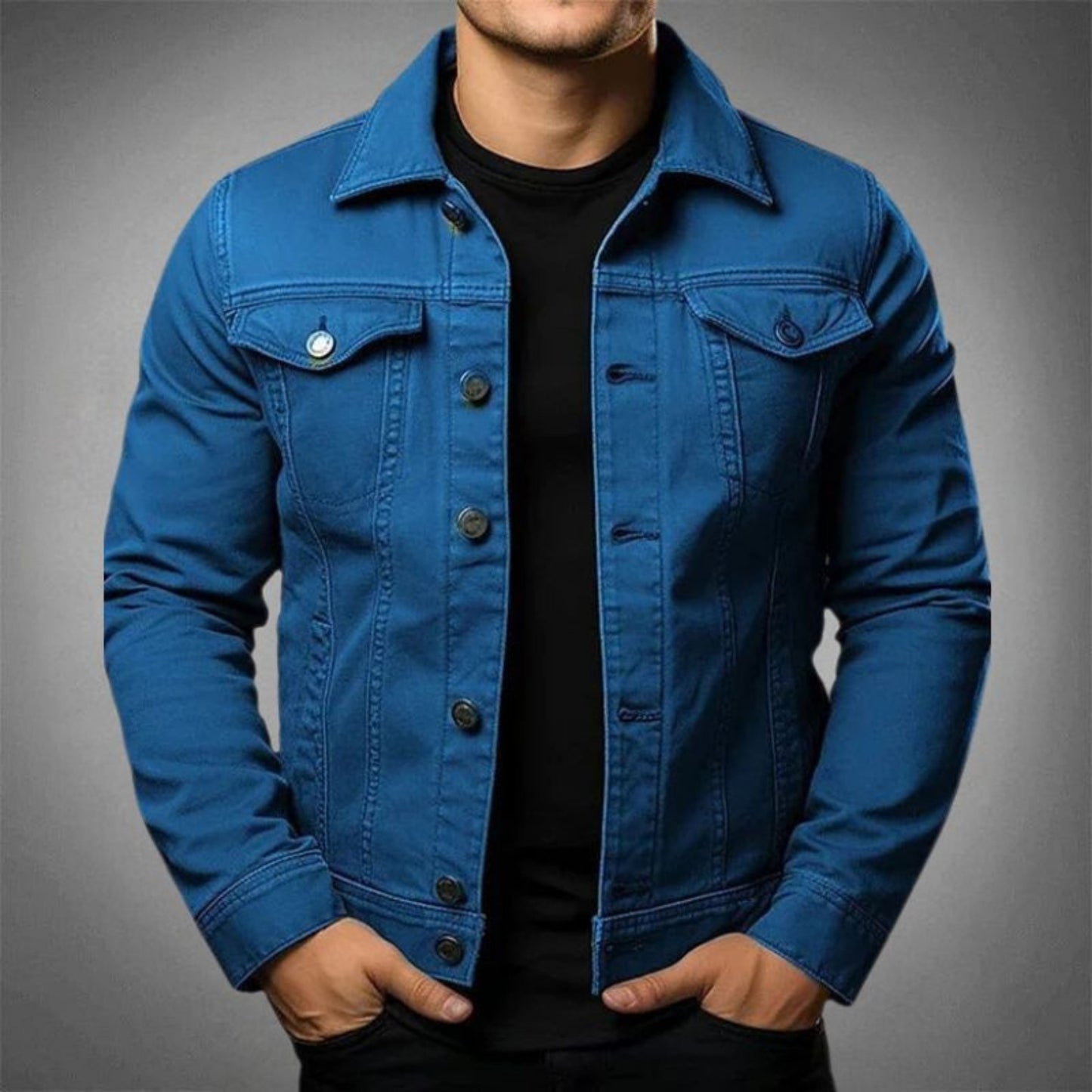 Harmold | Heren Truckerjack | Slim Fit