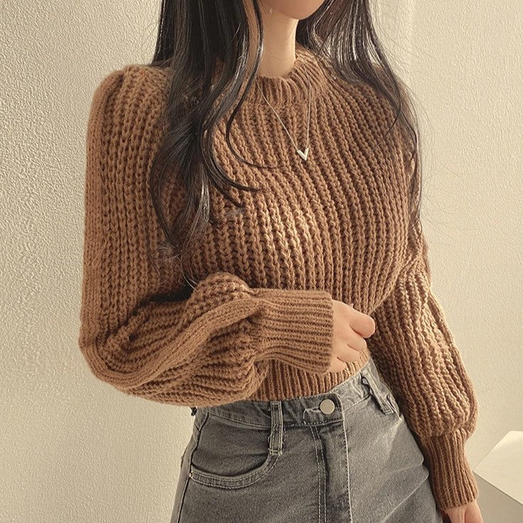 Loulou | Gebreide Cropped Trui