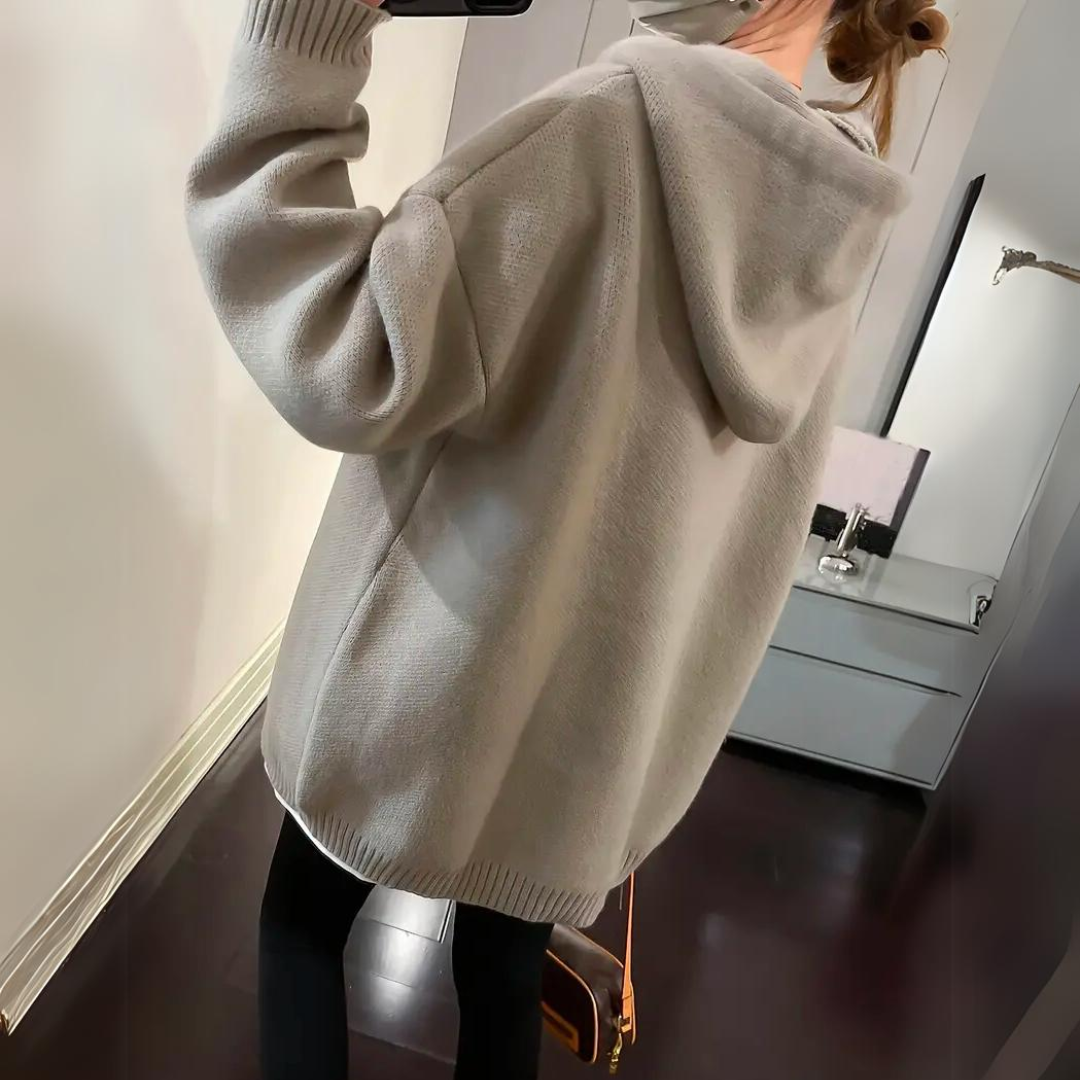 Vera | Warme Hoodie Smiley Print