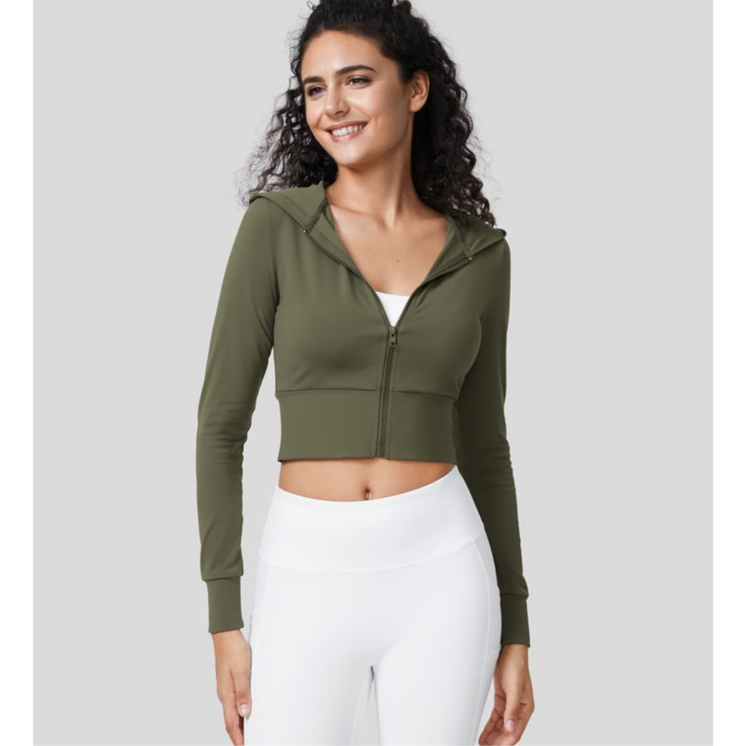 Vicki | Sportieve Korte Hoodie