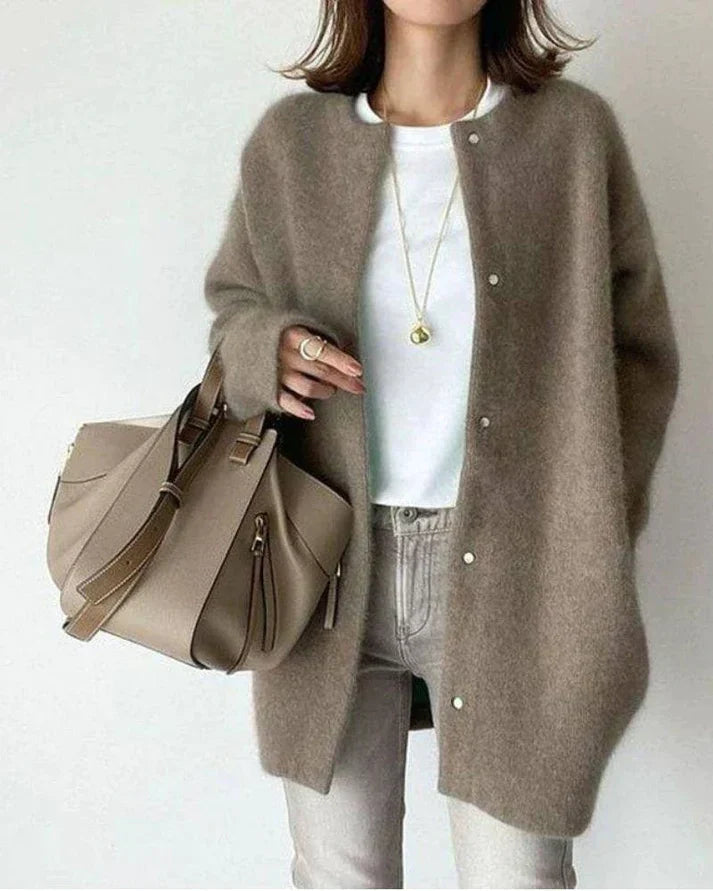 Tiphanie | Stijlvolle Lange Cardigan