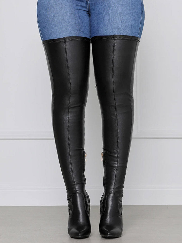 Feodora | Trendy Overknee Laarzen