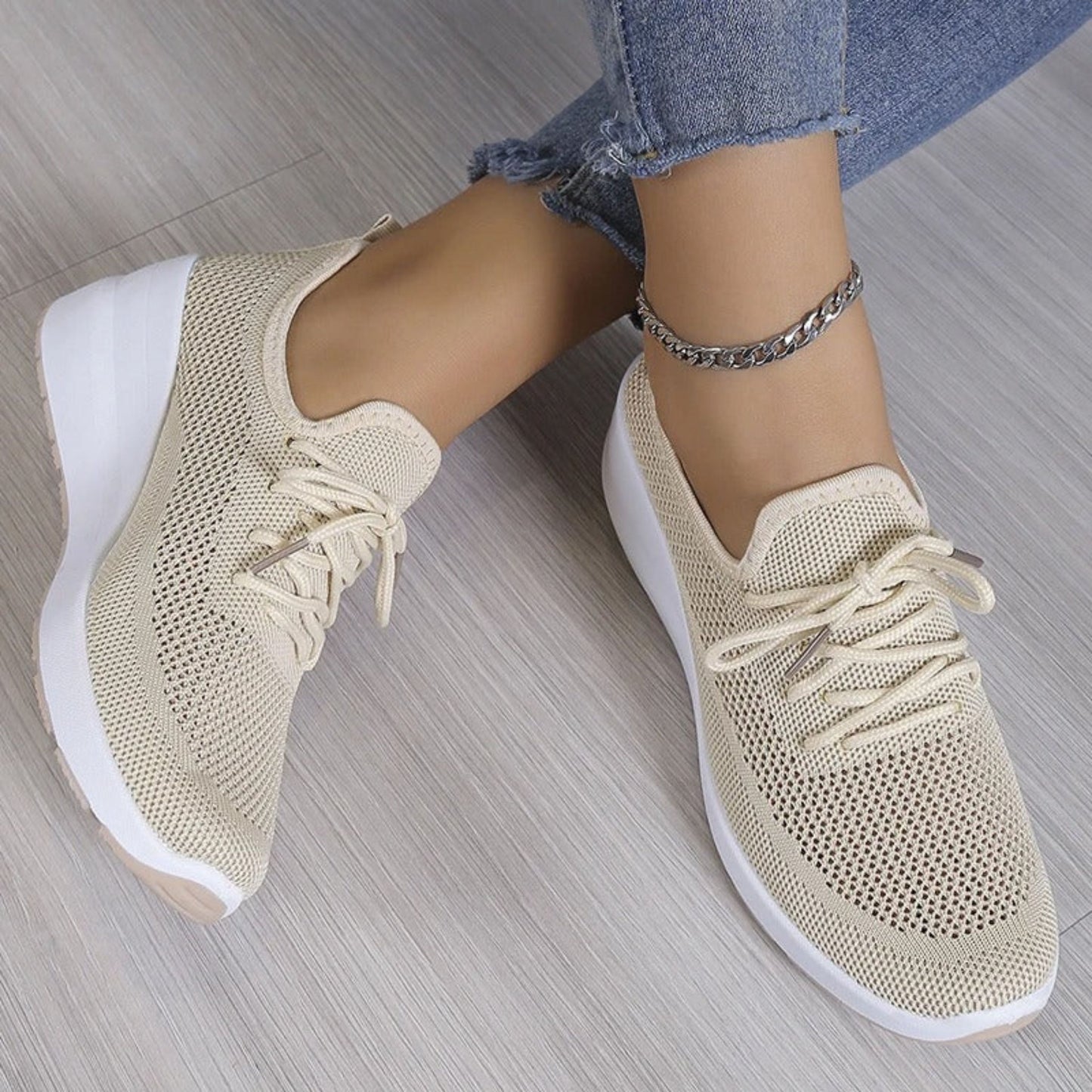 Bertelina | Dames Sneakers | Platform Zool