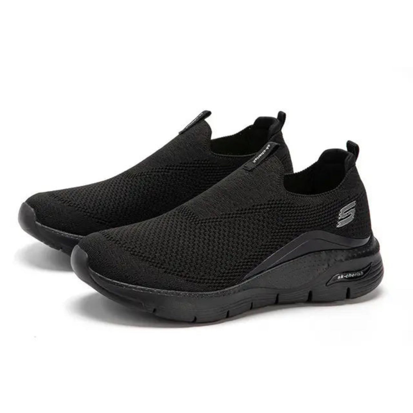 Florisinde | Dames Slip-On Sneakers | Ademend Gebreid Ontwerp