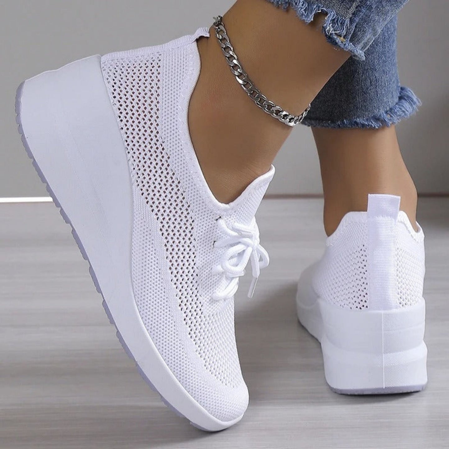 Bertelina | Dames Sneakers | Platform Zool