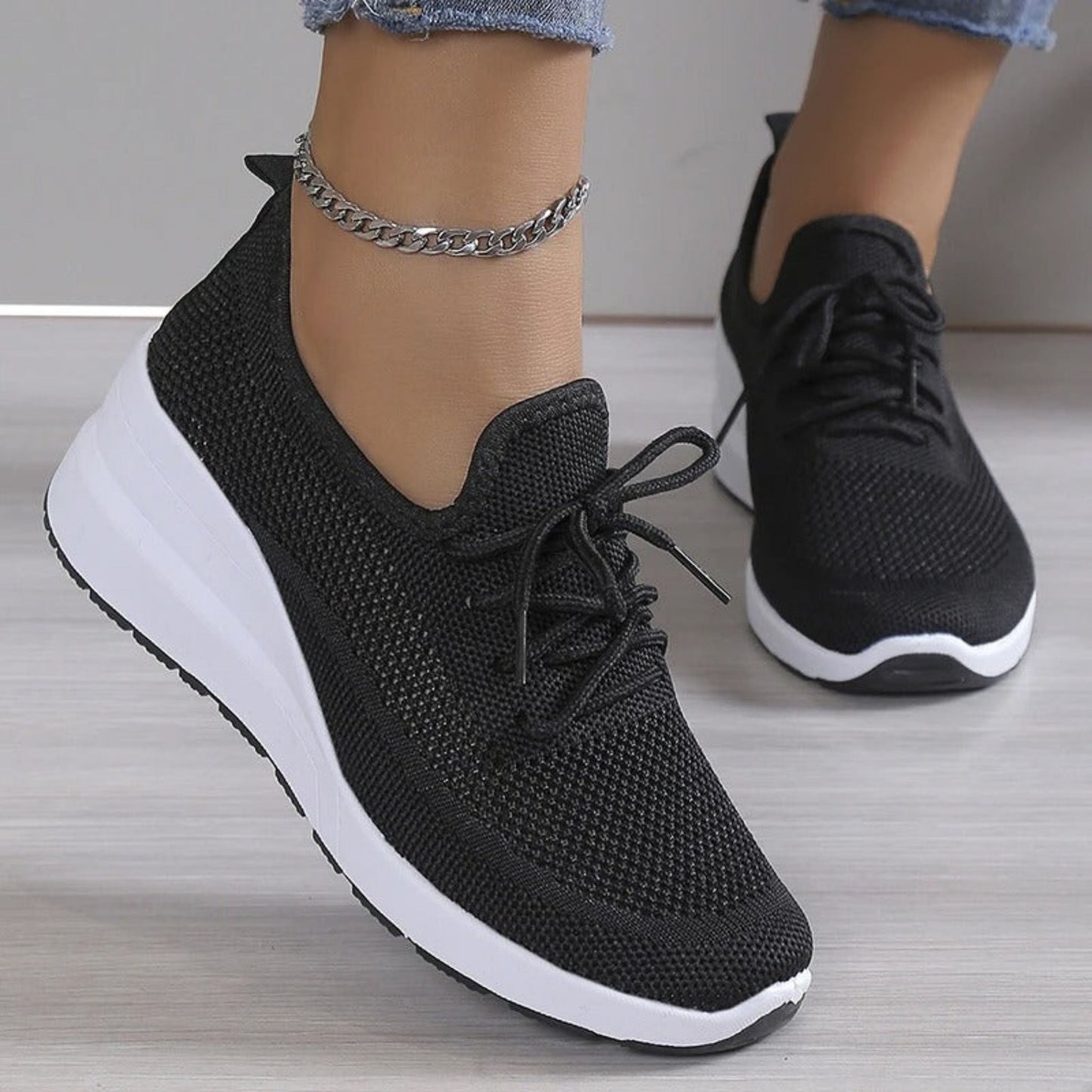 Bertelina | Dames Sneakers | Platform Zool