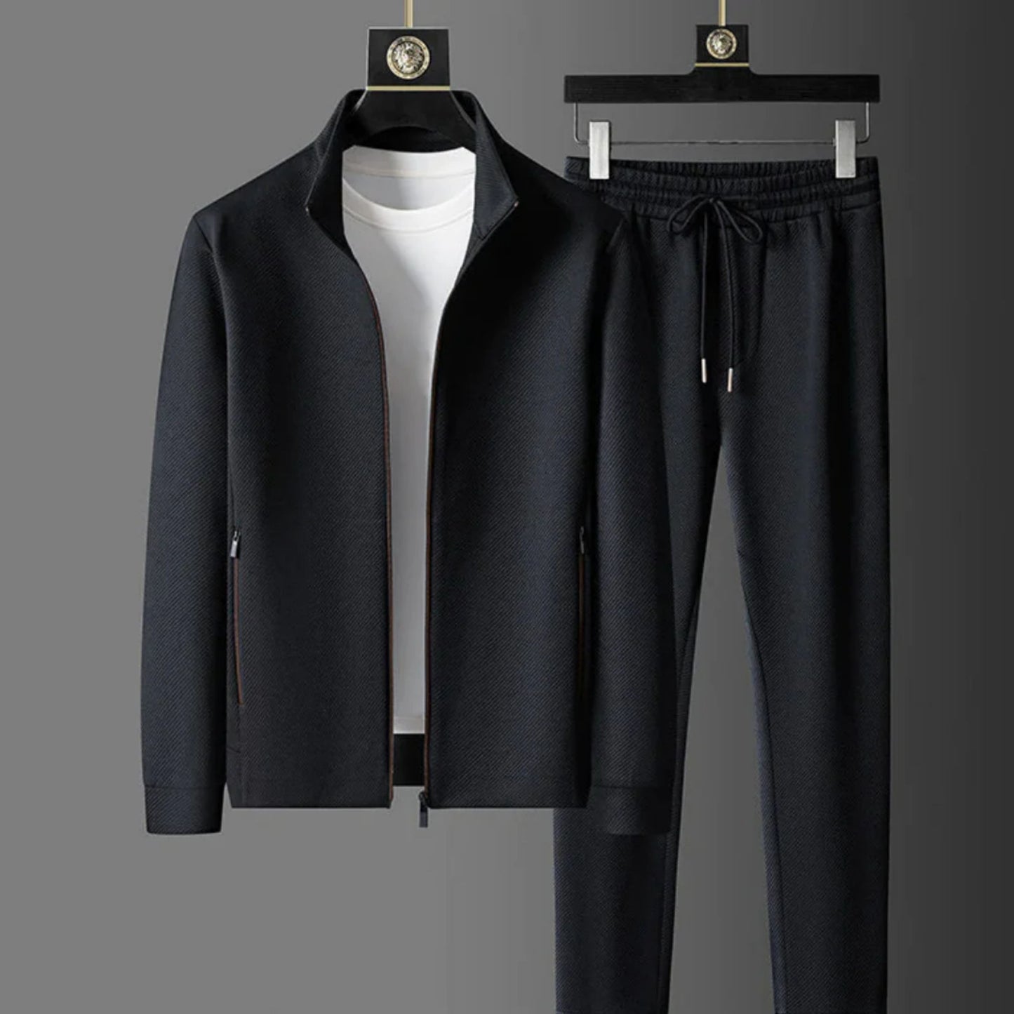 Berjan | Heren Lounge Set | Ritssluiting Jack & Joggers