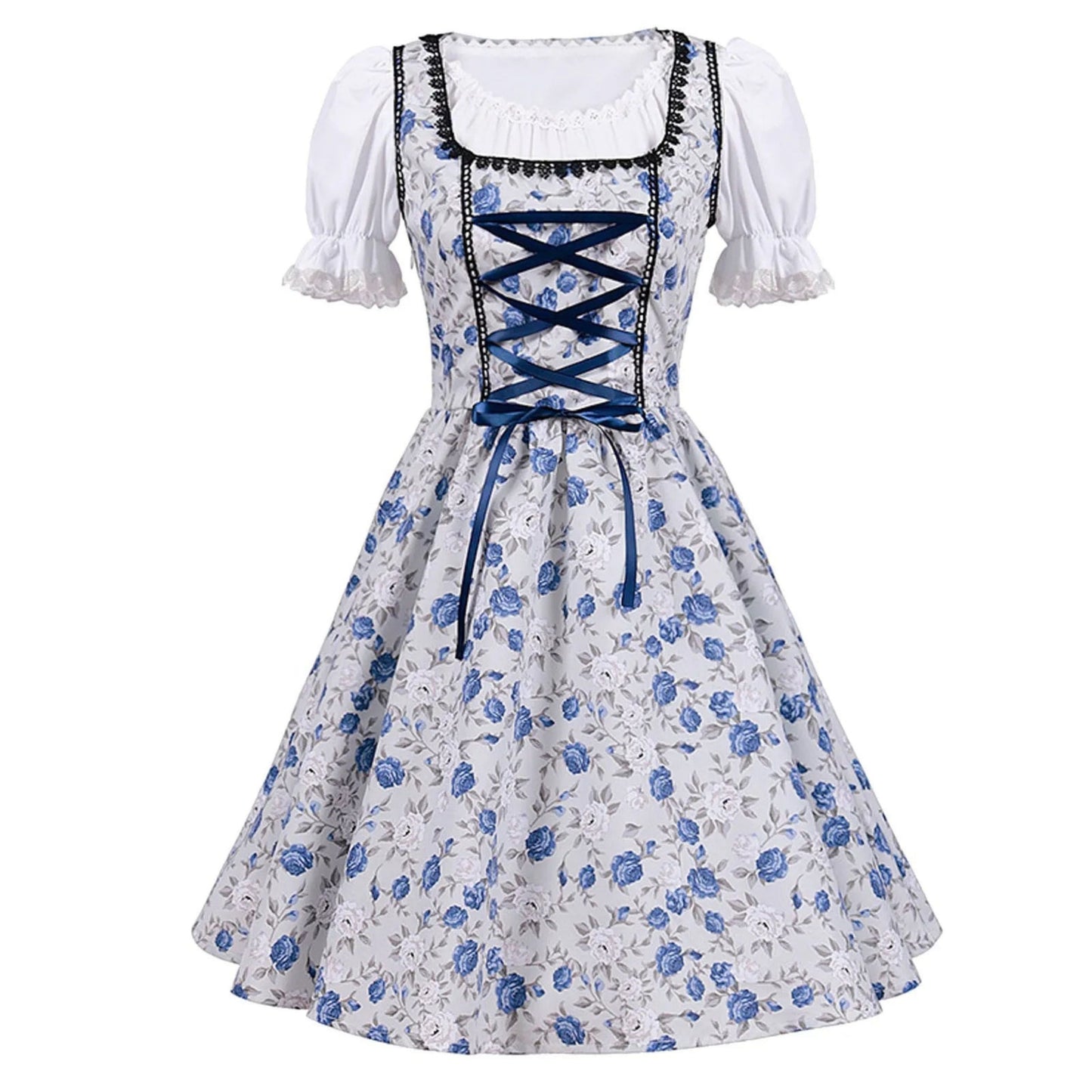 Berdiena | Dames Dirndl Jurk | Traditionele Oktoberfest Outfit