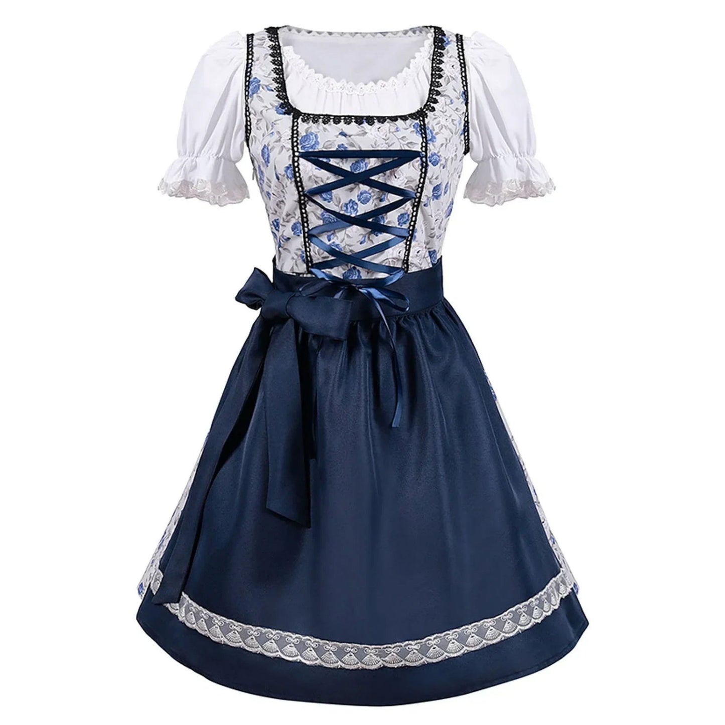 Berdiena | Dames Dirndl Jurk | Traditionele Oktoberfest Outfit