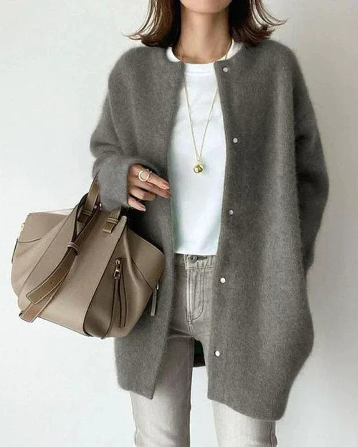 Tiphanie | Stijlvolle Lange Cardigan