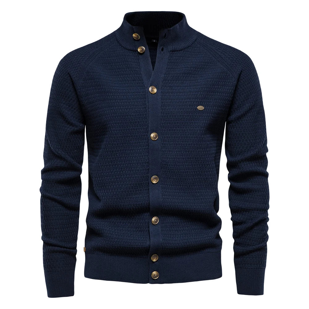 Magnus | Gebreide Cardigan Met Knopen