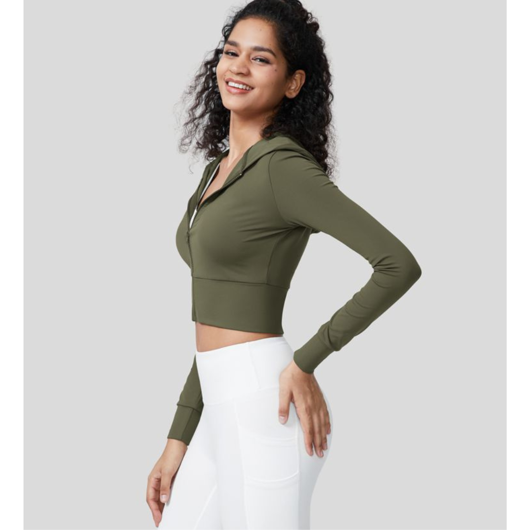 Vicki | Sportieve Korte Hoodie