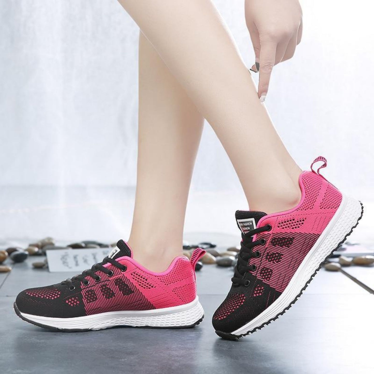 Betleina | Dames Sneakers | Lichtgewicht Vetersluiting