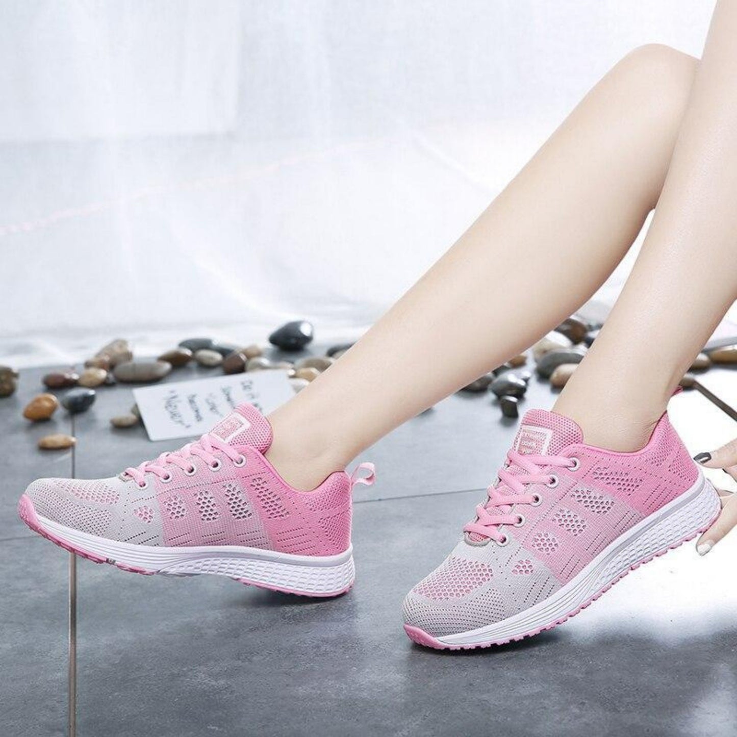 Betleina | Dames Sneakers | Lichtgewicht Vetersluiting