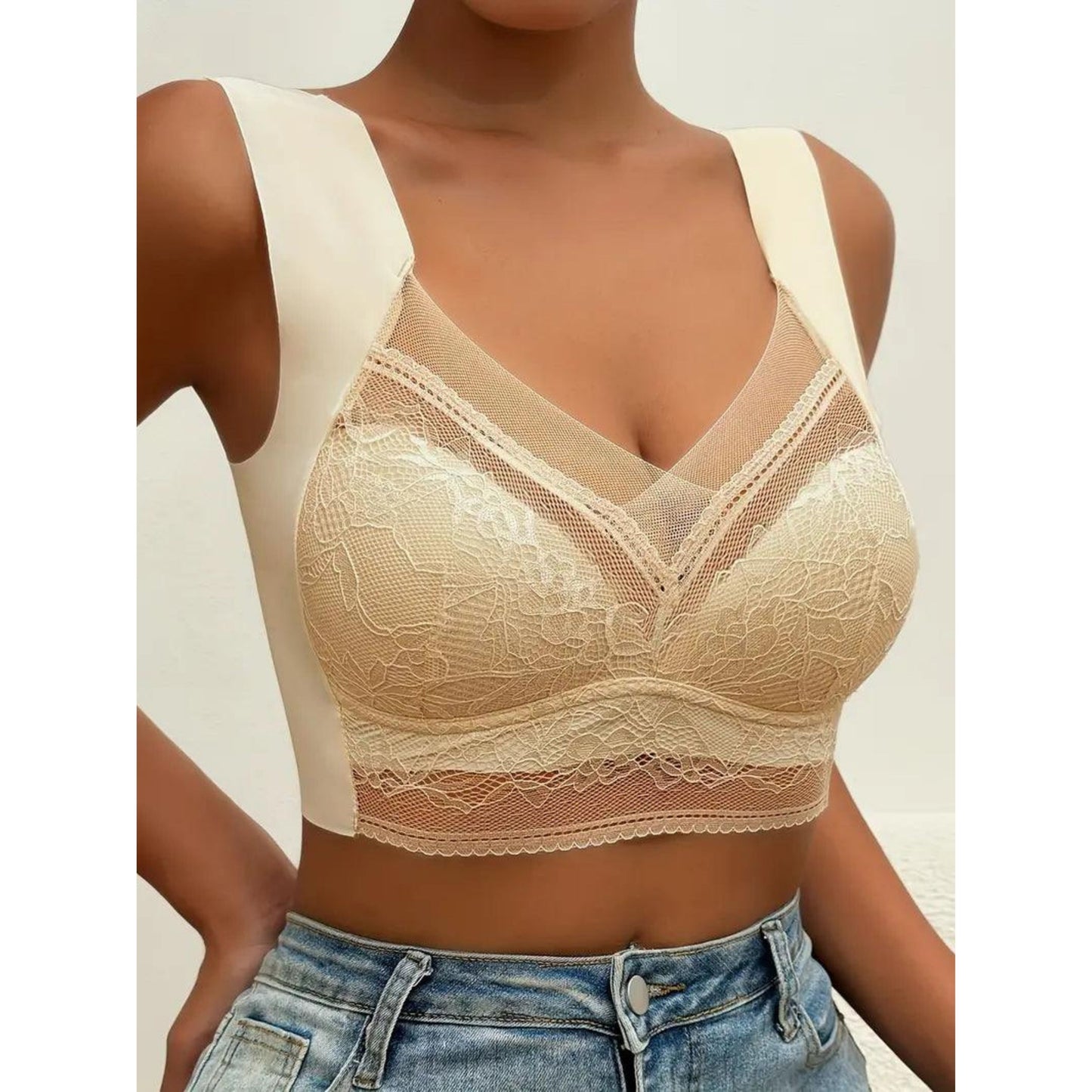 Annelind | Dames Lace Bra | Comfortabele Volledige Dekking