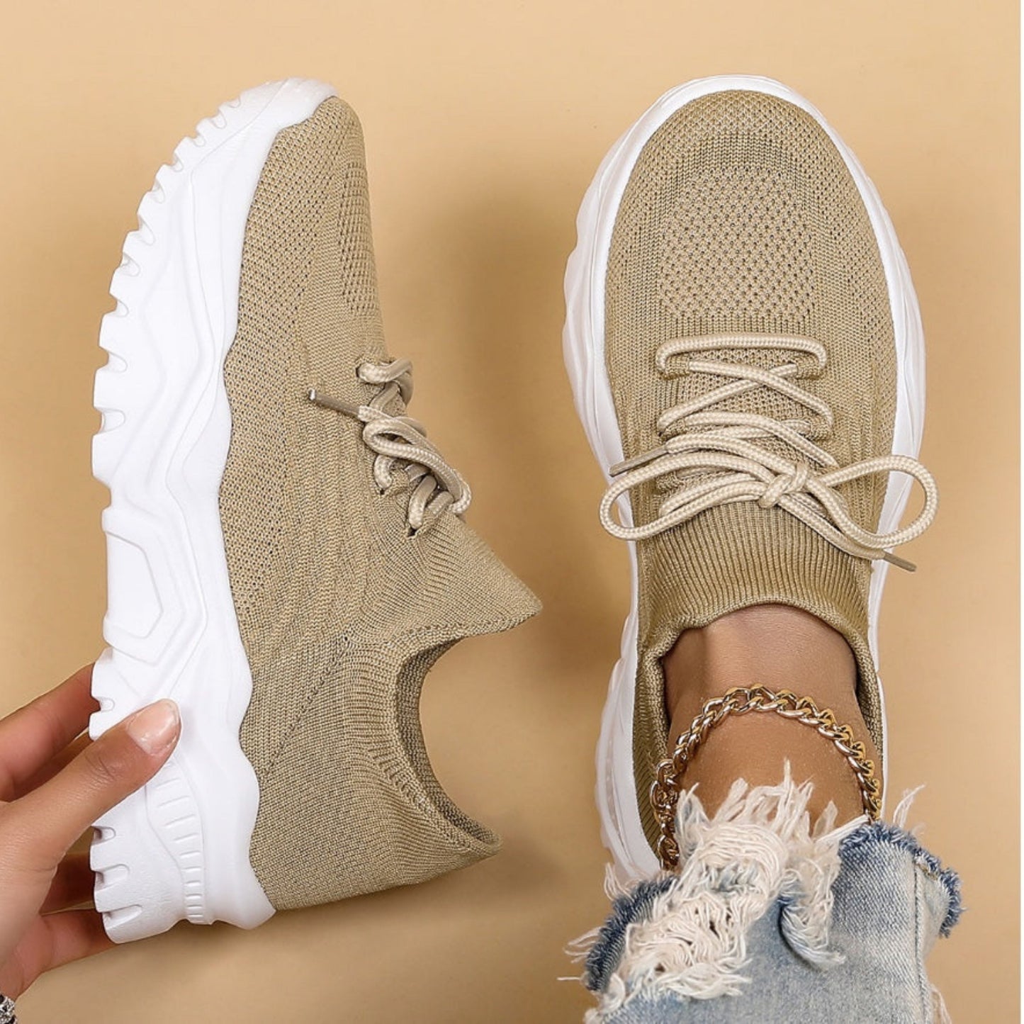 Bertelijne | Dames Sneakers | Chunky Zool