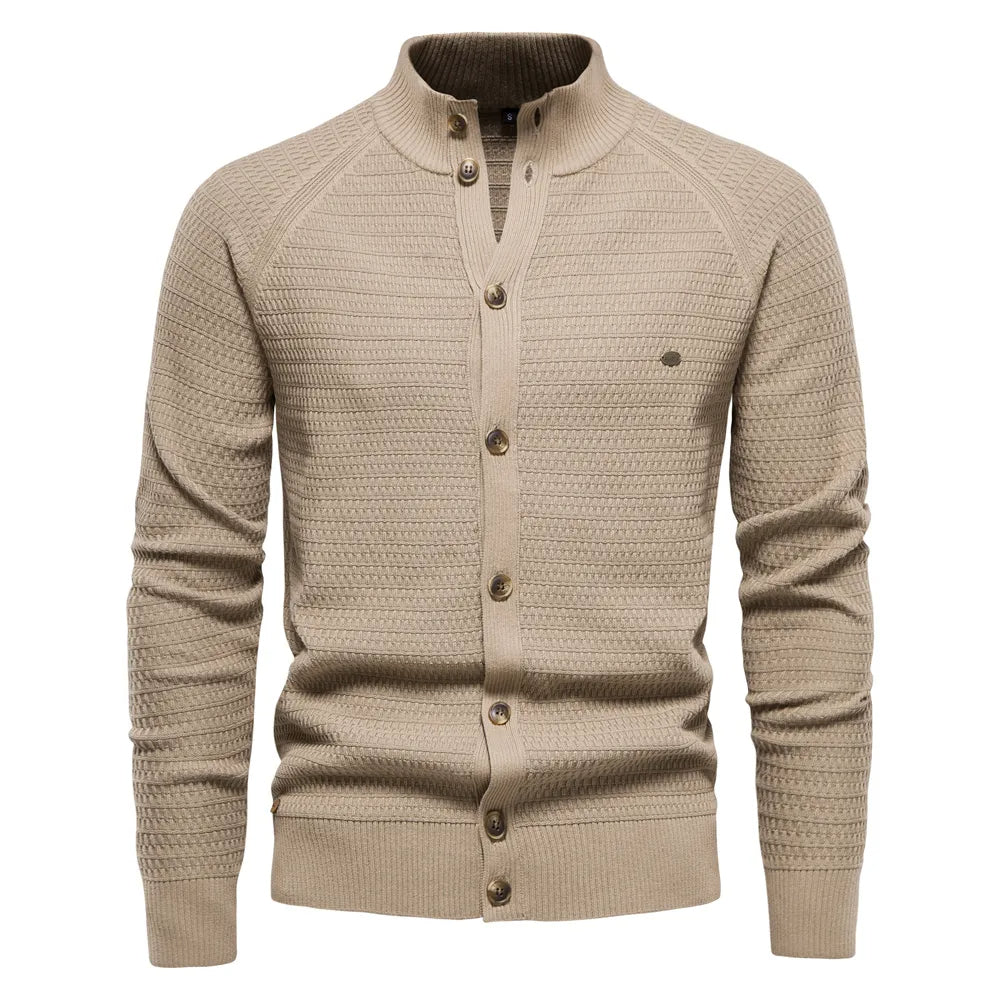 Magnus | Gebreide Cardigan Met Knopen