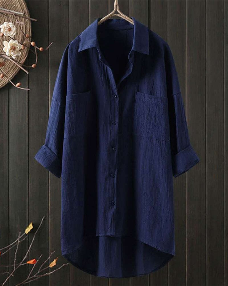 Hanneke - Klassiek Losvallende Blouse