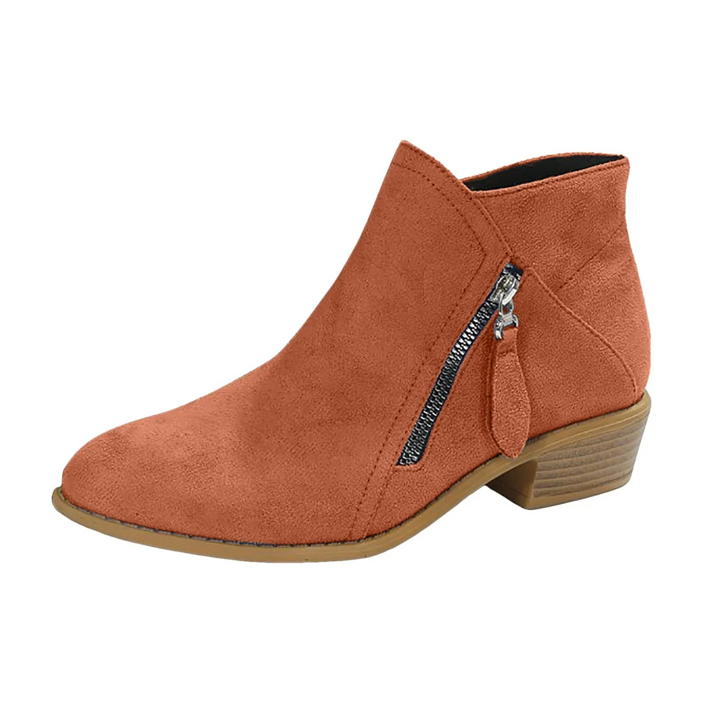 Orietta | Comfortabele Enkellaarsjes Met Rits