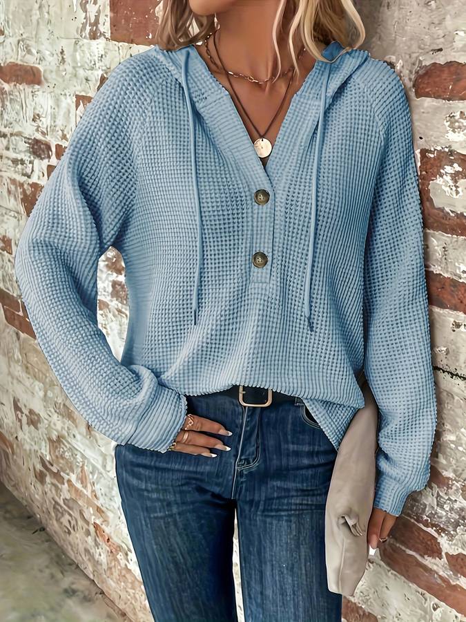 Tisha | Casual Gebreide Hoodie