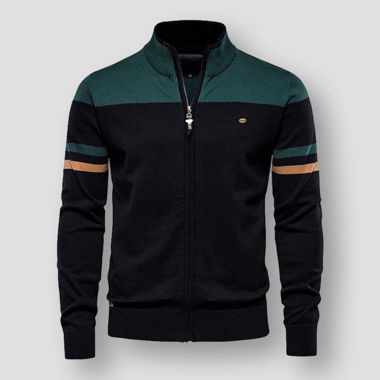 Heren Zip-Up Jas | Retro Stijl
