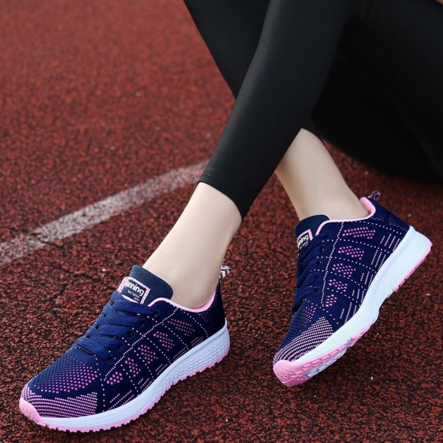 Betleina | Dames Sneakers | Lichtgewicht Vetersluiting